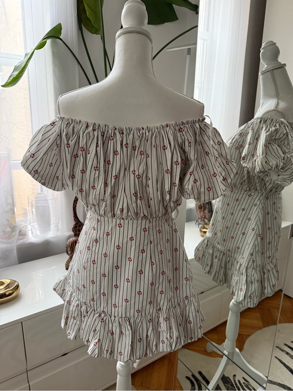 My Beachy Side & Emily in Paris Nautique Striped Mini Dress NWT - Picture 4 of 8